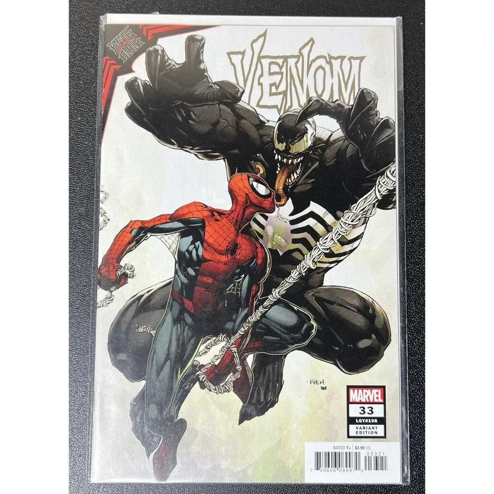VENOM #33 1:50 FINCH VENOM VS SPIDER-MAN VARIANT KIB MARVEL